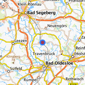 Lage in der gesuchten Region 