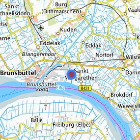 Location in the requested region 