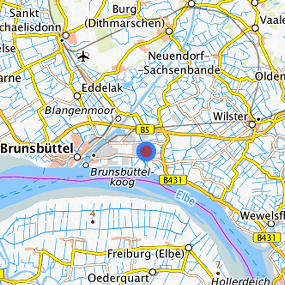 Lage in der gesuchten Region 