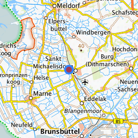 Lage in der gesuchten Region 