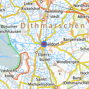 Lage in der gesuchten Region 