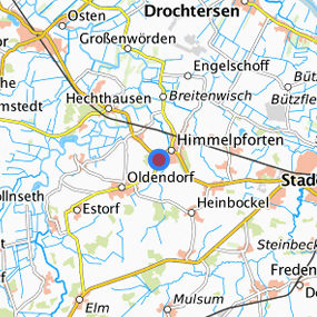 Lage in der gesuchten Region 