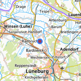 Lage in der gesuchten Region 