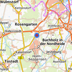 Lage in der gesuchten Region 