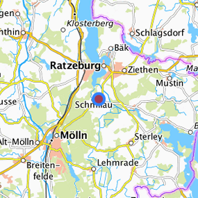 Lage in der gesuchten Region 