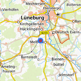 Lage in der gesuchten Region 