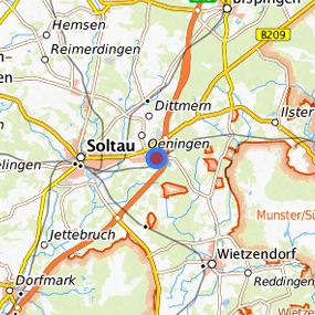 Location in the requested region 