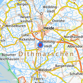 Lage in der gesuchten Region 