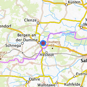 Lage in der gesuchten Region 