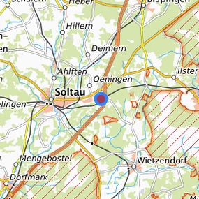 Lage in der gesuchten Region 