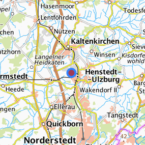 Lage in der gesuchten Region 