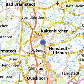 Lage in der gesuchten Region 