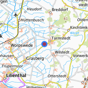 Lage in der gesuchten Region 