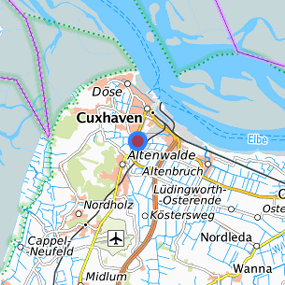 Lage in der gesuchten Region 