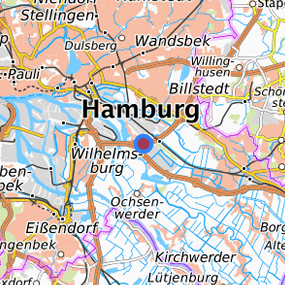 Lage in der gesuchten Region 