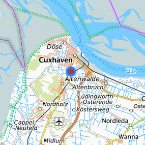 Lage in der gesuchten Region 