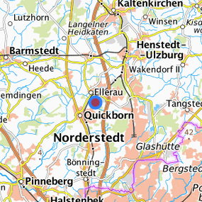 Lage in der gesuchten Region 