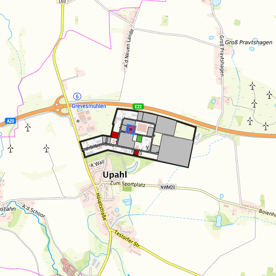 Detailed view of the requested site