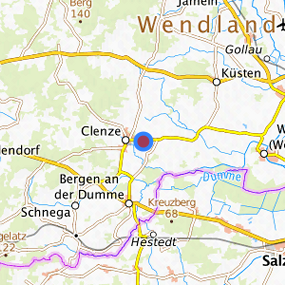 Location in the requested region 