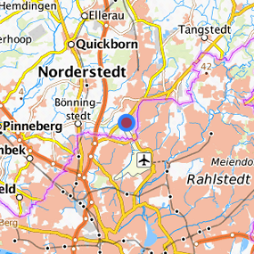 Location in the requested region 