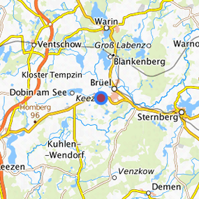 Location in the requested region 