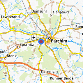 Lage in der gesuchten Region 