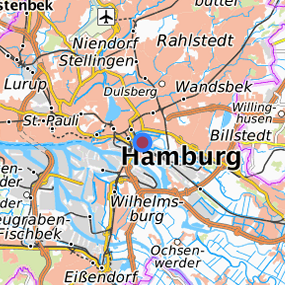 Location in the requested region 