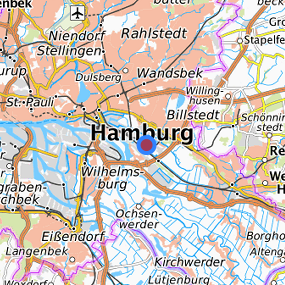 Location in the requested region 