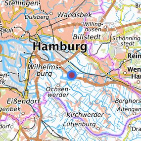 Lage in der gesuchten Region 