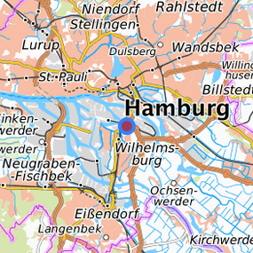 Location in the requested region 