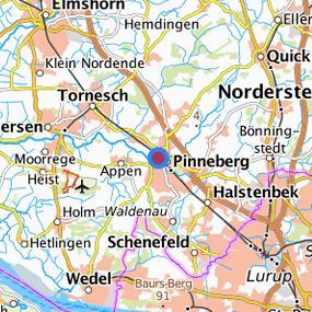 Location in the requested region 
