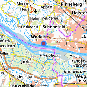 Lage in der gesuchten Region 