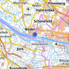 Lage in der gesuchten Region 