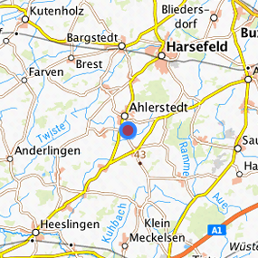 Lage in der gesuchten Region 