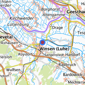 Location in the requested region 
