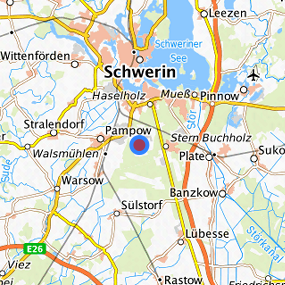 Lage in der gesuchten Region 
