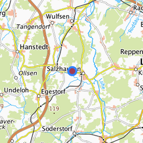 Lage in der gesuchten Region 