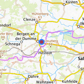 Lage in der gesuchten Region 